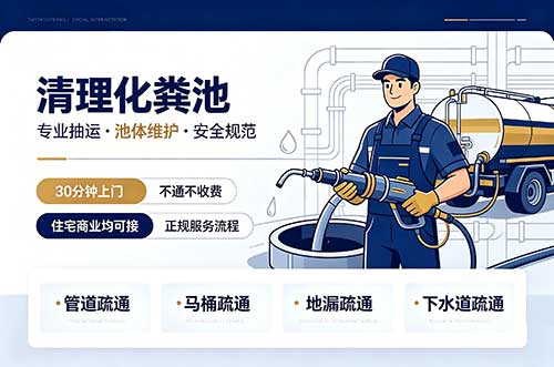 新和清理化粪池